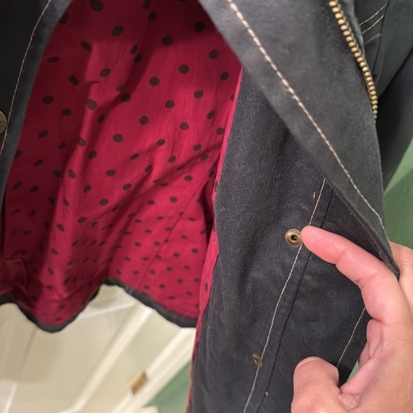 Boden Waxed canvas Jacket with Stitch Details, size 12 is different for Boden! - Picture 5 of 9